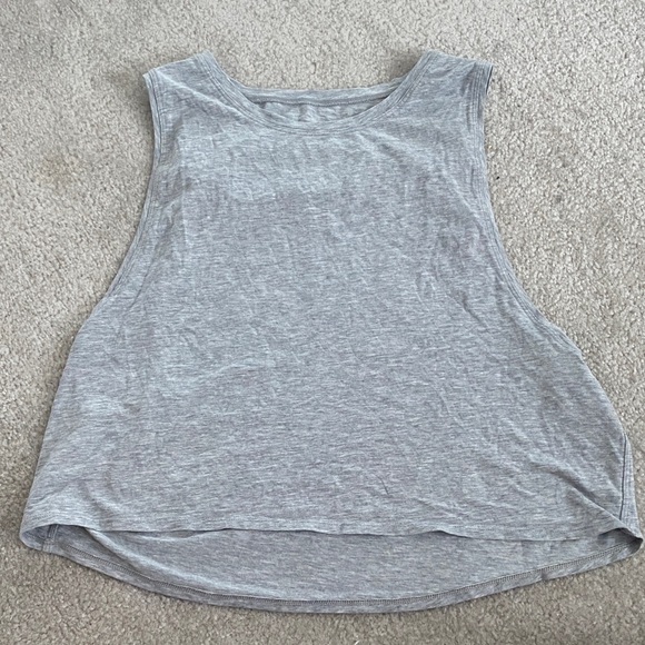 lululemon athletica gray tank top - Picture 1 of 3